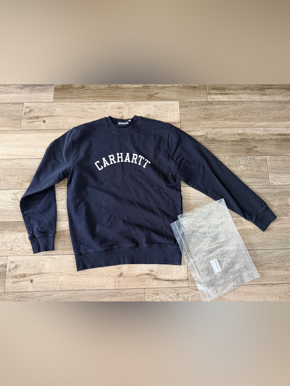 Carhartt Work In Progress Men’s Size L University Sweatshirt Navy blue